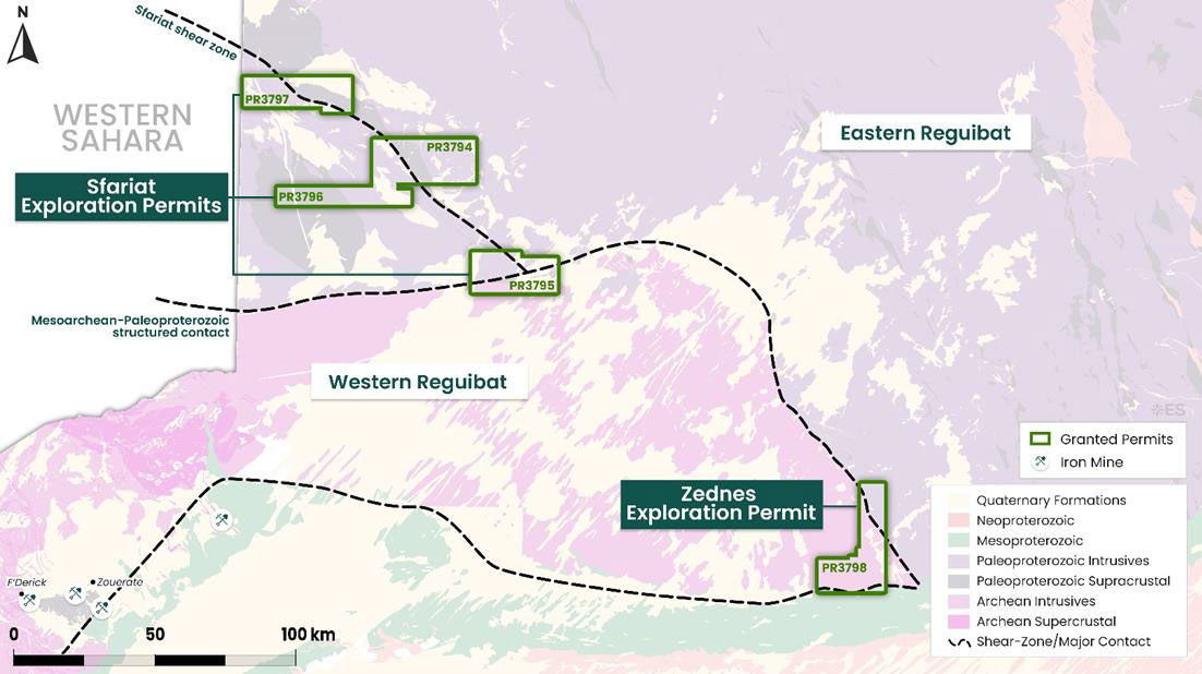 Mauritania exploration properties